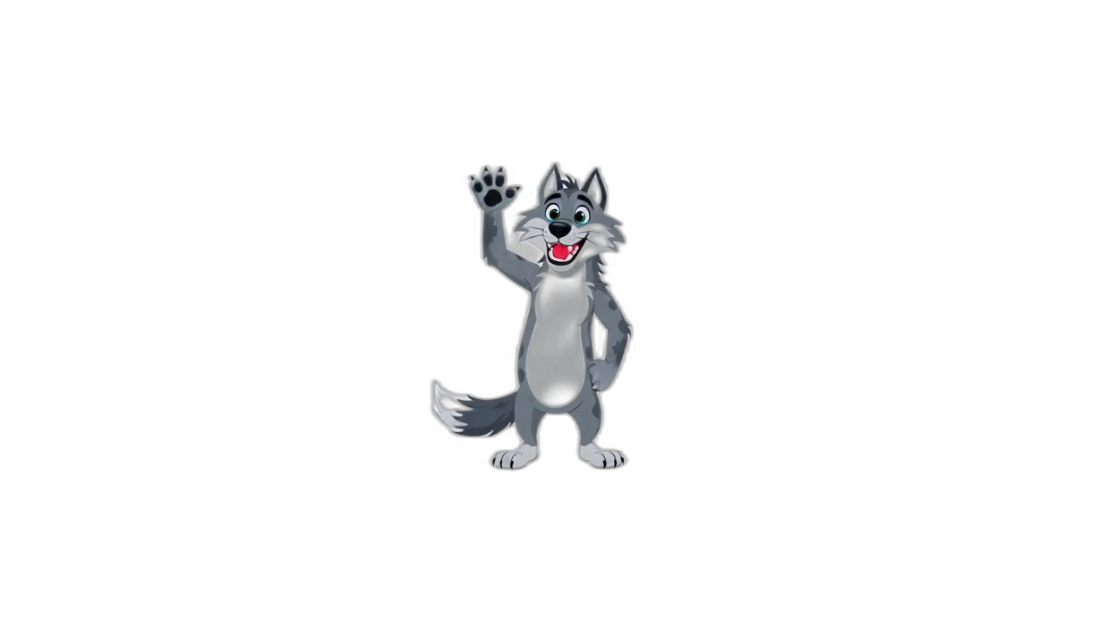 Wolf sticker: Wave